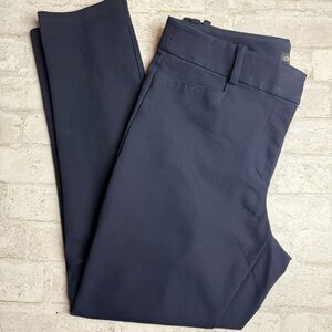 Loft Women's Skinny Navy Pants Size 8 Chinos Professional Office Business EUC